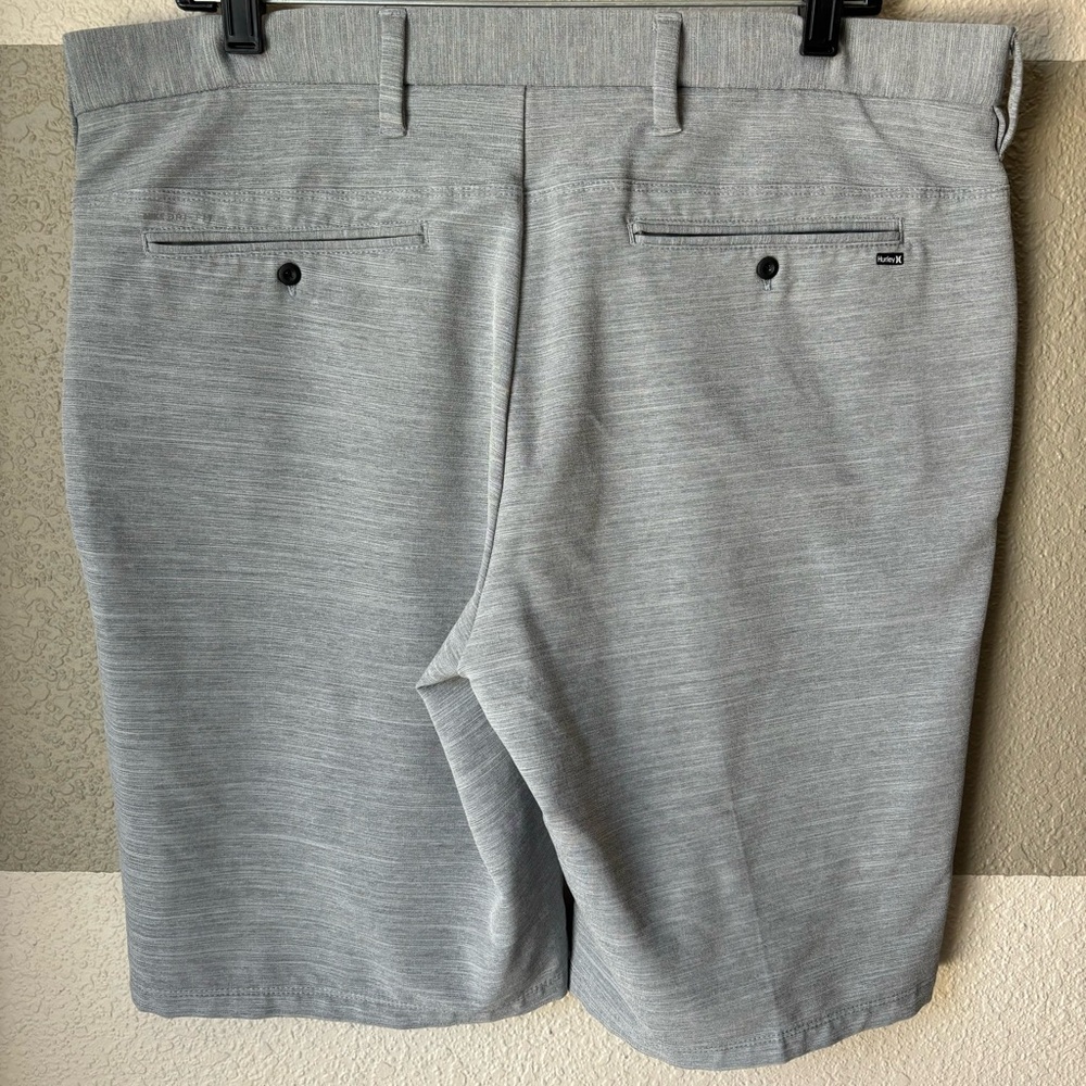 Hurley Men’s 34 Grey Cutback Stretch Walkshort Athletic Shorts Pockets Zip Fly - Picture 4 of 9